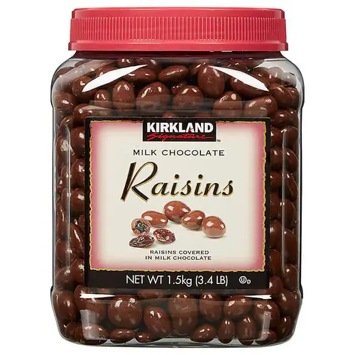 Chocolate raisins