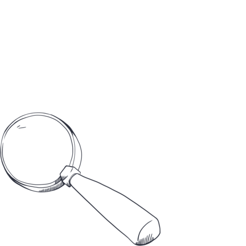 Icon magnifying glass